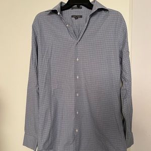 Men’s dress shirt non-iron 100% cotton trim fit